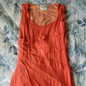 LYSEE coral long dress Size XS with slit
